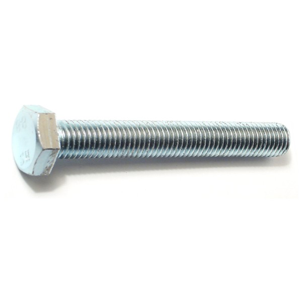 Midwest Fastener Class 8.8, M12-1.75 Hex Head Cap Screw, Zinc Plated Steel, 90 mm L, 3 PK 78386